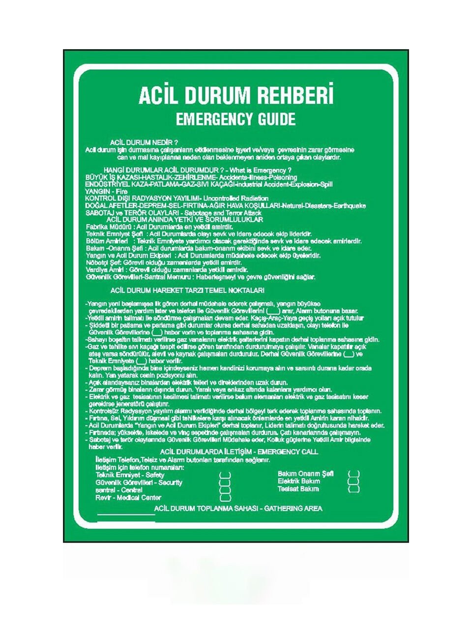 Acil Durum Rehberi