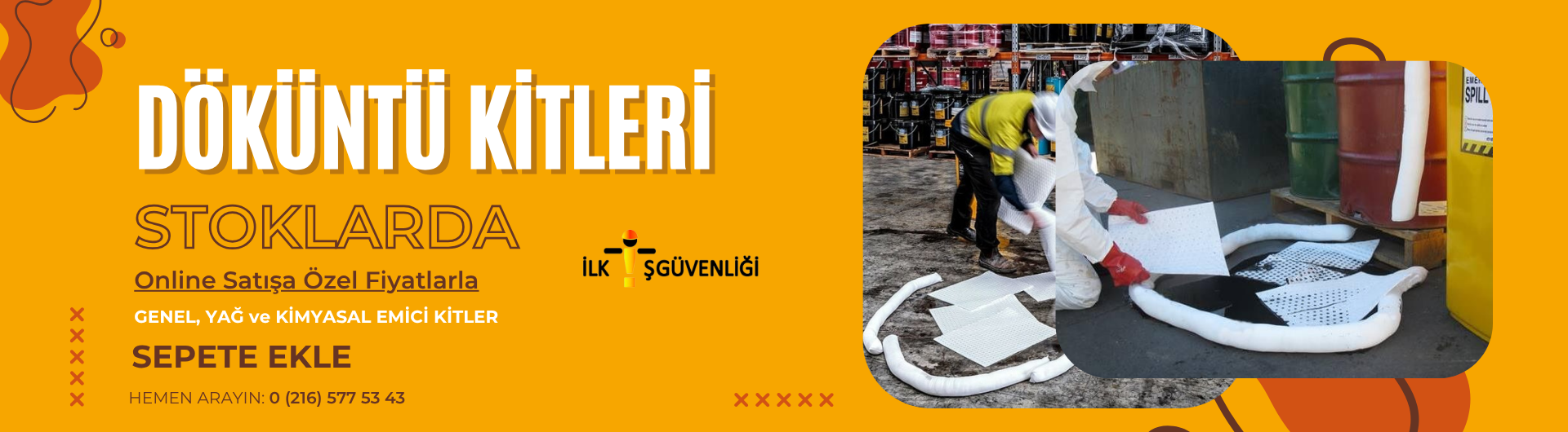 Yağ, genel ve kimyasal emici ürünlerde İNDİRİM